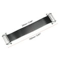 thumbnail image 2 of Uxcell FFC FPC Cable 0.5mm Pitch 41 Pin 150mm Flat Ribbon Cable for LCD Screen, 2 of 5