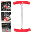 thumbnail image 3 of Luxshiny 4Pcs Rim Protector for Car Wheels Red Plastic Tire Accessory for Damage Prevention, 3 of 8