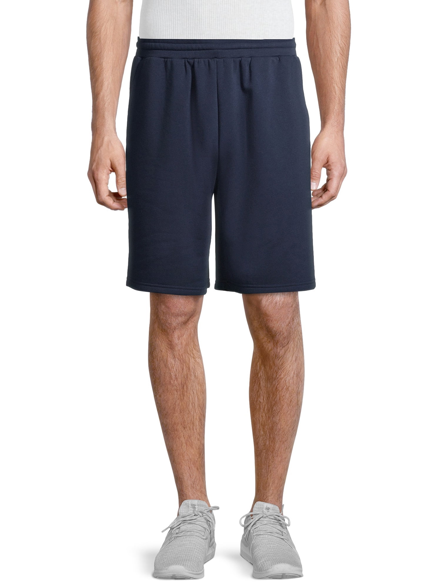 Athletic Works Men's 9" Fleece Shorts, up to Size 2XL