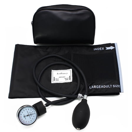 LotFancy Aneroid Sphygmomanometer, Manual Blood Pressure Monitor with Large Adult Cuff 13" to 20"