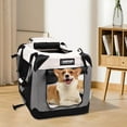 thumbnail image 6 of GOOPAWS Soft Pet Crates Kennel 24'', 27", 30" & 36", 3 Door Soft Sided Folding Travel Pet Carrier, 6 of 6