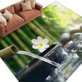 thumbnail image 2 of 6'x9' Area Rugs, Zen Stones Water Flowing Indoor Outdoor Area Rug for Living Room Bedroom, Floral Green Forest Washable Bathroom Rugs Kitchen Floor Carpet Mats Home Decor Aesthetic, 2 of 8