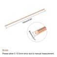 thumbnail image 2 of Uxcell 3mm Dia. 150mm Length Solid Copper Round Rod Lathe Bar Stock for DIY Craft, 2 of 4