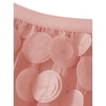 thumbnail image 2 of ZAXARRA Women Tulle Tutu Skirt Solid Color 3D Dot Elastic Mesh Fairy A-Line Skirt Party Streetwear, 2 of 6