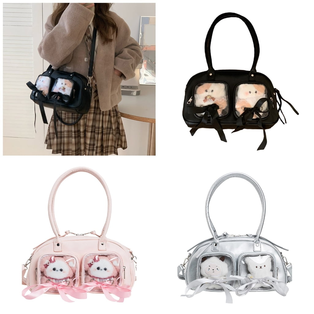 Clear Messenger Bag Fashion Ita Bag Shoulder Crossbody Bag Satchel Handbag