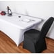 thumbnail image 3 of Cubierta de mesa elástica de spandex para mesas plegables estándar: protector de mantel rectangular universal para bodas, banquetes y fiestas (3 tamaños, 4 colores), 3 of 4