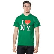 I Love NY Short Sleeve, Heart T-Shirt, Tee Shirt Men, Screen Printed Logo