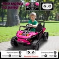 thumbnail image 6 of Roromall 12V 7AH Kids Electric UTV, Ride on Truck Car with Toy Storage, Spring Suspension, 4 Wheels, Music, Horn & LED Headlights, Kids Ride on Car Toy for Toddlers Kids, 6 of 8