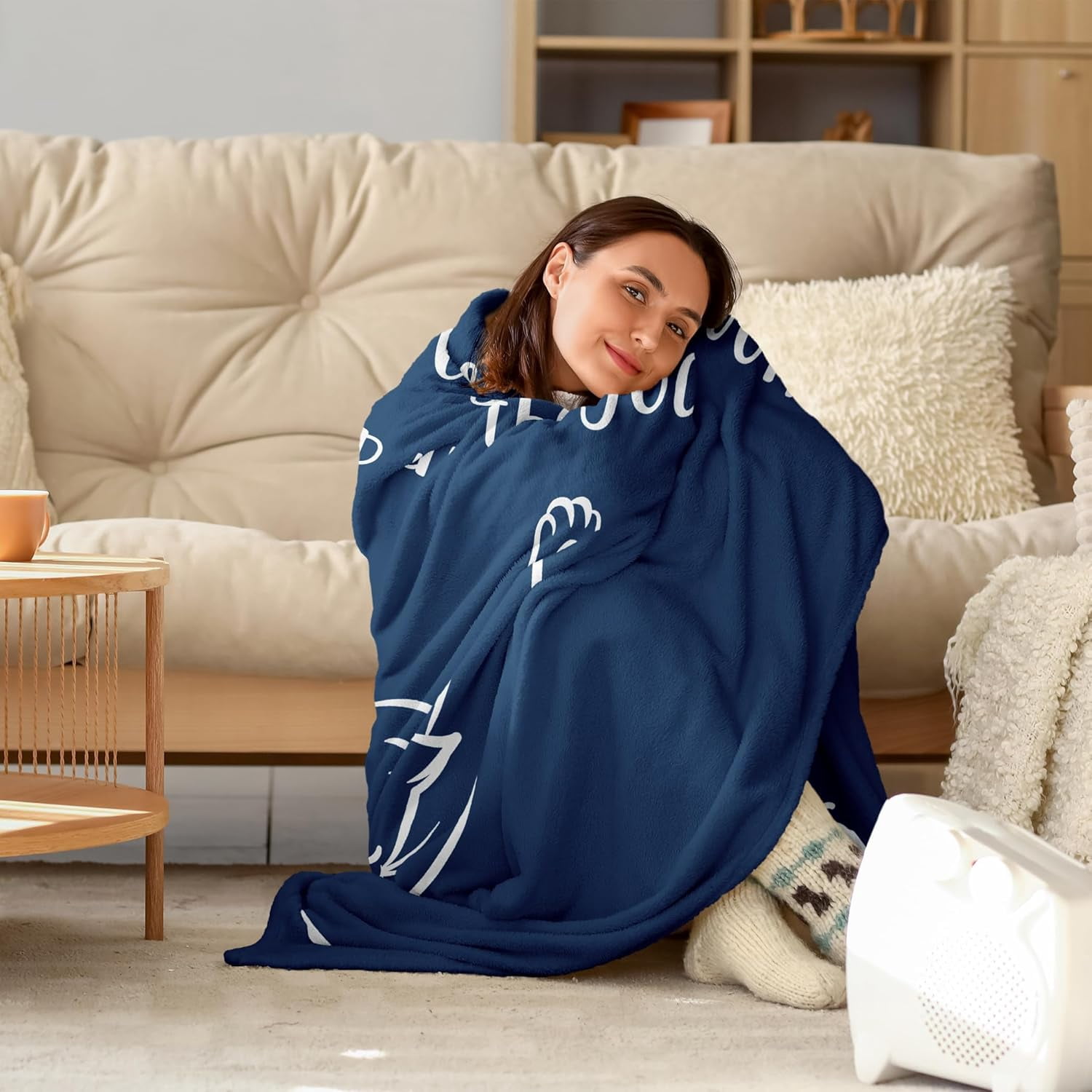 Get Well Gifts for Women/Men After Surgery, Sympathy Gift, Get Well Soon Blanket, Feel Better/Surgery Recovery Gifts for Women, After Surgery Gifts, at Least You Dont Have To Wear A Cone Throw