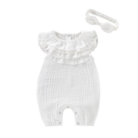 

WuLIQna Baby Girl Romper Floral Lace Tutu Embroidery Backless Jumpsuit Birthday Party Photograph Dress Toddler Boys Girls Long Sleeve Ribbed Keep Warm Romper Jumpsuit