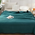 thumbnail image 4 of Comforter,Quilts For Queen Bed Cozy Washed Air Conditioner Quilt Lightweight Cotton Quilt – Comfortable & Simple Summer Cool Thin Quilt Bedding For Home Dormitory Solid Color 39x59 in, 4 of 7