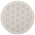 thumbnail image 2 of Safavieh Dhurries Myles Geometric Area Rug, Gray/Ivory, 8' x 8' Round, 2 of 10