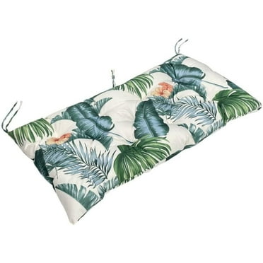 fenze Waterproof Indoor/Outdoor Bench Cushion Garden Non-Slip Swing Chair Cushion,Thicken 8CM Loveseat Cushion Patio Furniture Swing Wicker Garden Bench, Indoor Lounger Seat (47x19in, Hawaiian)
