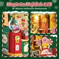 thumbnail image 4 of ROBOTIME Christmas Candy Stall Dollhouse Kit,DIY Miniature House Building Sets,3D Wooden Puzzles Tiny Home Craft Kits,Gifts for Kids Teens Adults, 4 of 7