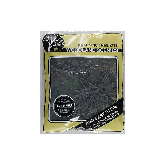 Woodland Scenics 3/4" - 3" Deciduous Trees New