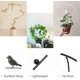 thumbnail image 2 of Estacas para plantas de enrejado de jardinería - Marco de escalada para plantas de interior, para soporte de plantas de plantas, ayuda a que sus plantas crezcan, forma redonda de pájaro, 2 piezas TUNC Sencillez, 2 of 5