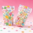 thumbnail image 5 of SCNOR 50 Pack Easter Candy Bags, Plastic Treat Bags with Zipper Closure, Self-Standing Base for Party Favors & Easter Egg Hunt, Bunny and Egg Designs, 5 of 6