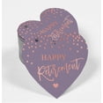 thumbnail image 2 of Inkdotpot Pack Of 100 Real Rose Gold Foil Paper Tags Happy Retirement Favor Hang Tags, 2 of 6