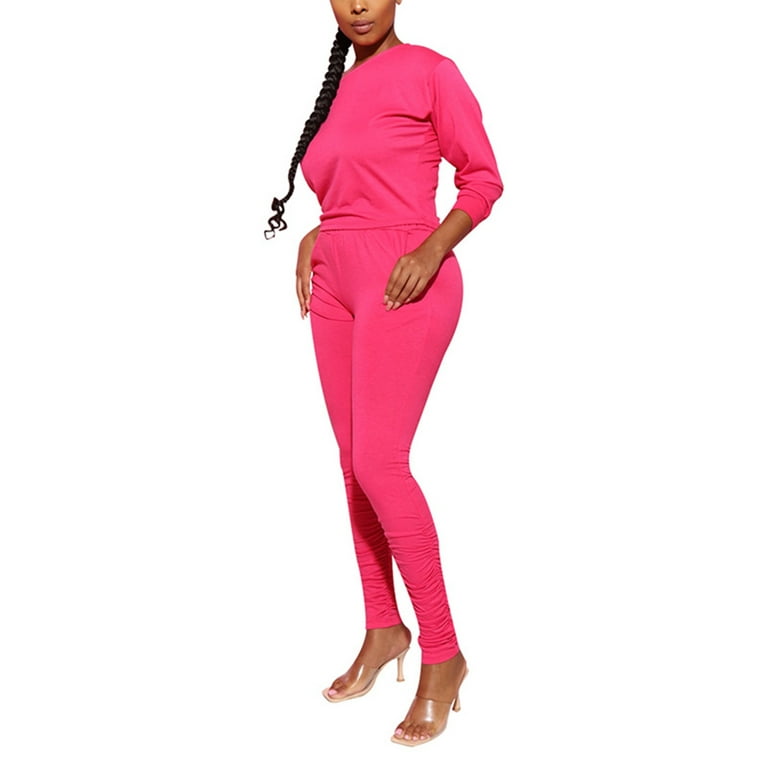 Polo sweat suit set women's hot sale