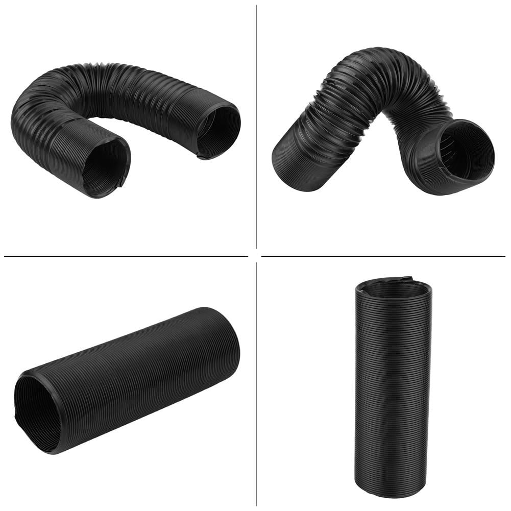 Tebru 63mm / 76mm Universal Car Modified Air Intake Flexible Expansion Pipe Ducting plastic Hose
