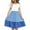 Blue, variant on Efsteb Summer Dress for Girls Ruffle Short Sleeve Casual Sundress Color Block Loose Crewneck A-Line Cute Dress (Beige,11 Years)