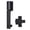 Matte Black, variant on V338WH Alto Push Button Latch - White