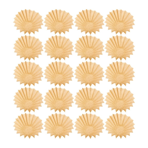 REOFLYUP Paper Coffee Filters Wood Color 50PCS