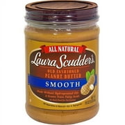 Laura Scudder's Smooth Natural Peanut Butter, 16 oz (Pack of 12)