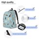thumbnail image 3 of Balery Dog Pets Mochila Clásica Impresa Básica para Viaje, Mochila Escolar Resistente al Agua, Mochila de Lona con Correas Ajustables-Medium, 3 of 5