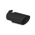 thumbnail image 2 of MBRP Black Series 4in. O.D. Dual Wall Angled Exhaust Tip, 3in. Inlet, 10in. Length, Black, 2 of 3