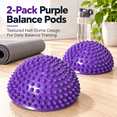 Hedgehog Balance Pods, 6.3 Inch Inflatable Spiky Foot Massage Balls ...