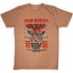 thumbnail image 1 of Van Halen - Camiseta World Invasion Efecto Envejecido para Adultos Unisex (Rosa), 1 of 2