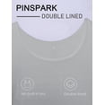thumbnail image 6 of Pinspark Womens Workout Shirt Short Sleeve Basic Activewear Tops Double Lined Tennis Shirt Summer Casual, 6 of 6