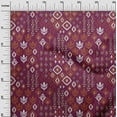 thumbnail image 2 of oneOone Organic Cotton Voile Fabric Block & Geometric Ikat Fabric Prints By Yard 42 Inch Wide, 2 of 4