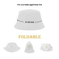 thumbnail image 4 of Toptie Classic Kids Cotton Bucket Hat Summer Outdoor UV Sun Protection Hat for Boys Girls-Pink, 4 of 7