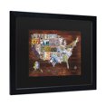 thumbnail image 2 of Trademark Fine Art 'USA License Plate Map on Wood' Canvas Art by Masters Fine Art, 2 of 4