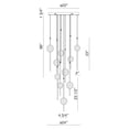 thumbnail image 3 of Eurofase Lighting - Barletta - 57W 10 LED Chandelier in Posh & Luxe Modern Style, 3 of 4