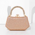 thumbnail image 6 of Sophisticated Rhinestones Embellished Evening Bag Spacious Interior Handbag For Essential For Fashionable Women, 6 of 9