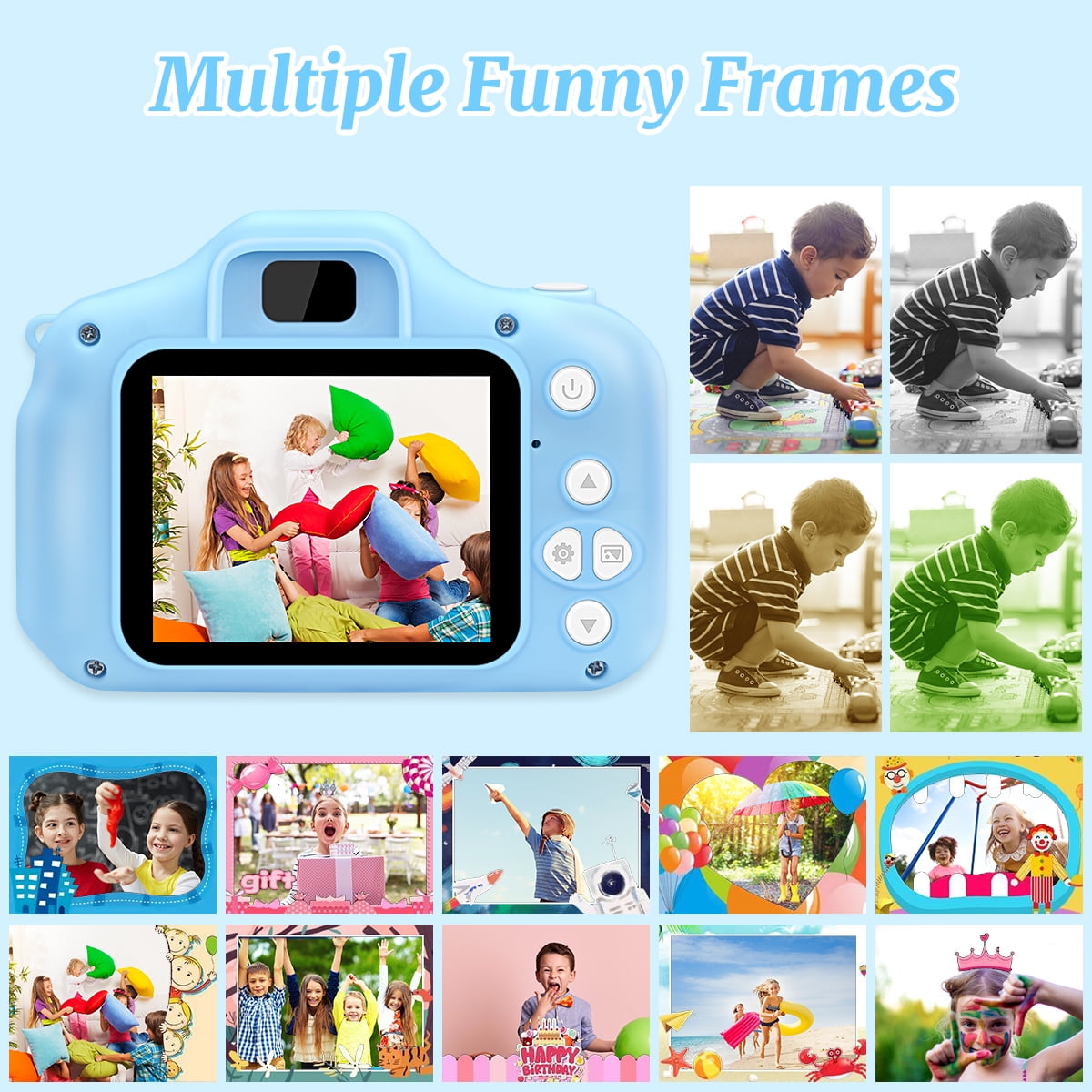 .com: FDSF Selfie Kids ,Toddler Best Birthday Gifts Age 3-10,with  32GB Card, Christmas () : Toys & Games