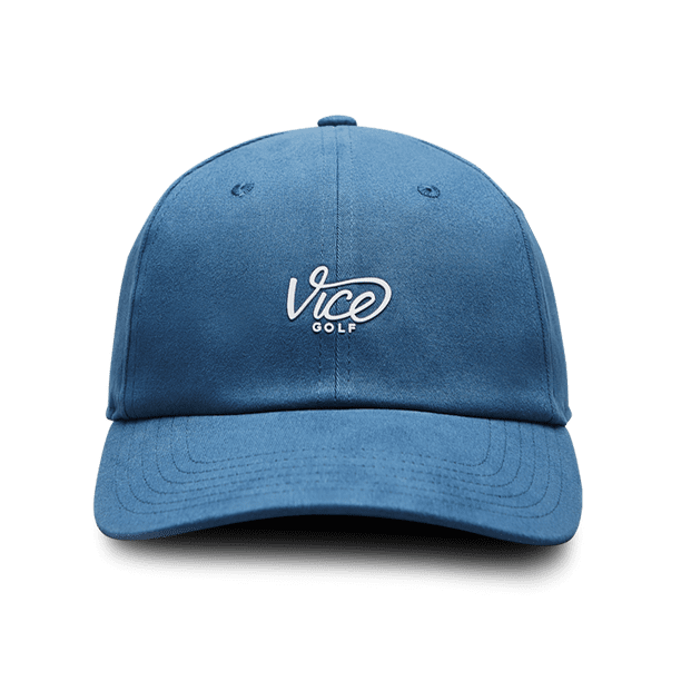 Vice Golf Adjustable Dad Hat, Blue, Unisex