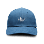 Vice Golf Adjustable Dad Hat, Blue, Unisex