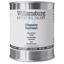 Williamsburg Handmade Safflower Oil Color - Ultramarine Blue French, 16 oz can