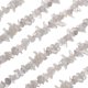 thumbnail image 1 of Uxcell 32 pulgadas 3-5 mm hebra de piedras preciosas de labradorita natural, chips libres, piedras sueltas irregulares perforadas para hacer joyas, suministros de manualidades (Gris), 1 of 6