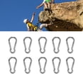 thumbnail image 4 of Snap Hook, Firm Fixing Carabiner Safety Buckle 10Pcs For Hiking ANGGREK Otros, 4 of 8