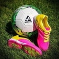 thumbnail image 3 of Vizari Kids Liga Indoor Soccer Shoes For Boys and Girls- Pink/Yellow - 5, 3 of 5