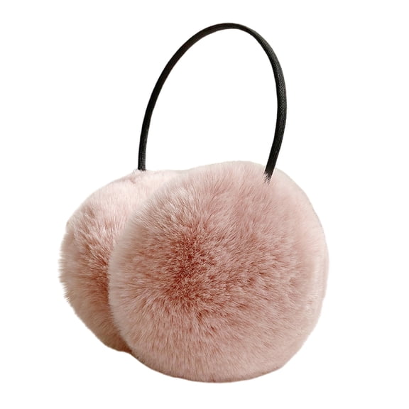 Women's Ear Muffs Adjustable and Windproof Warm Winter Ear Protectors Thick Faux Furs Ear Muffs for Student Outdoor Use
