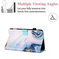 thumbnail image 3 of Allytech Kindle Paperwhite Case 10th Generation, Kindle Paperwhite Case, Slim Shell Folio Flip Smart Cover Auto Sleep Wake Patterned Case for All Versions Amazon Kindle Paperwhite, Marble, 3 of 7