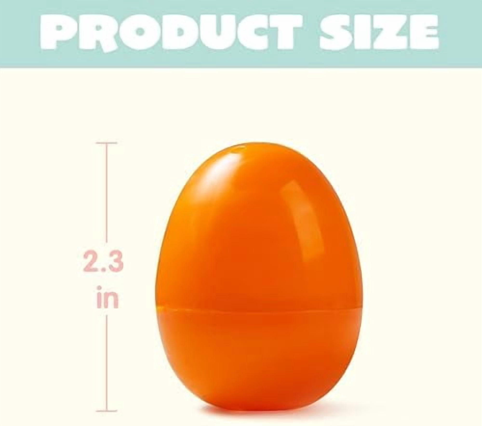 500PCS Plastic Easter Eggs, Empty 2.3" 494PCS Colorful with 6PCS Golden Eggs Bulk Fillable for Easter Hunt Party Favor Basket Stuffers Filler Classroom Prize Supplies Decor