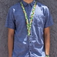thumbnail image 2 of Comedy Central Lanyard, South Park Kyle Expressions Scattered Green, Elastic, 2 of 4