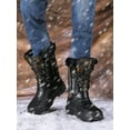 thumbnail image 6 of Snow Boots for Men Winter Boots Water Resistance Anti-slip Snow Boots Thicken Warm Shoes, 6 of 7